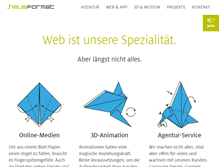 Tablet Screenshot of hausformat.com