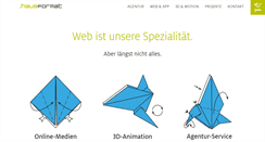 Desktop Screenshot of hausformat.ch